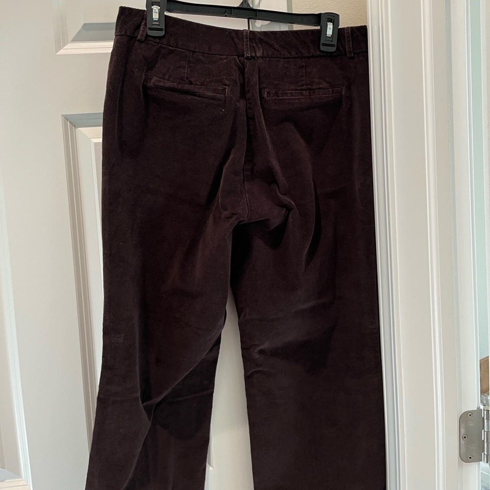 Dockers Ideal Fit size 12 metro pant brown stretchy cords corduroys pants EUC